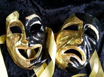 Comedy/Tragedy Mask Set