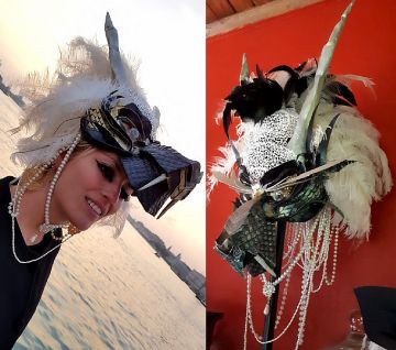 Pearl Dragon Headpiece