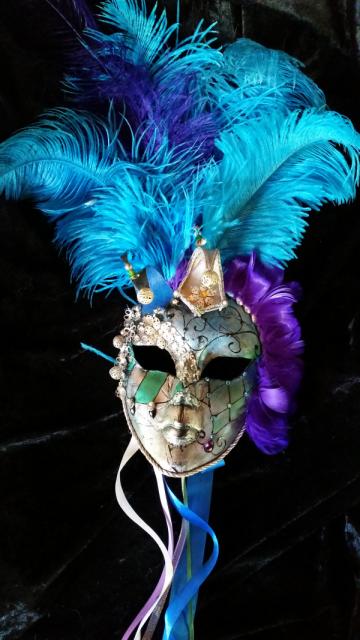 Shimmering Secret Masquerade Mask